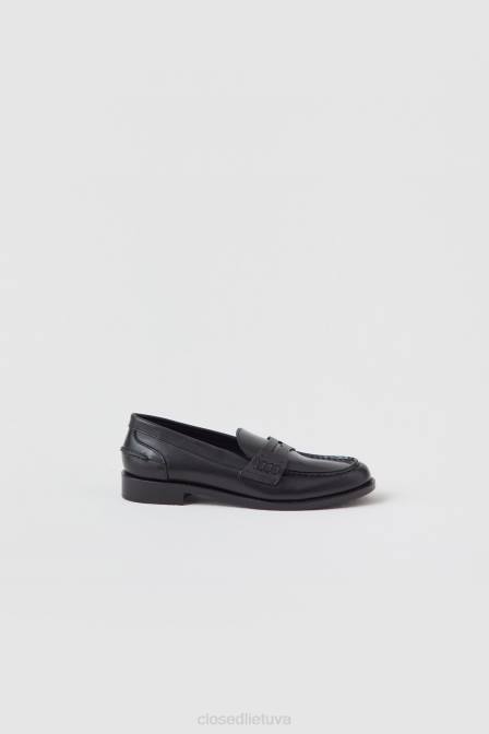 avalynė juodas 2D28739 CLOSED loafers moterys