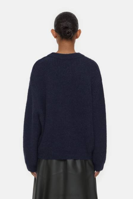 apranga tamsi naktis 2D28315 CLOSED alpaca mix crewneck megztinis moterys