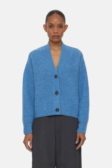 apranga chambray mėlyna 2D28380 CLOSED V formos kaklo megztinis moterys