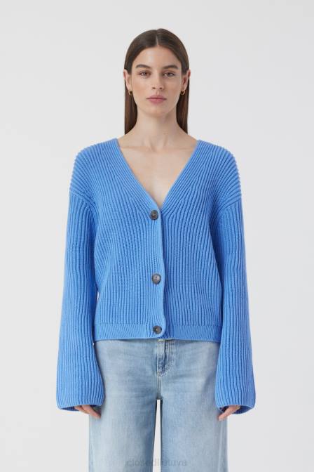 apranga chambray mėlyna 2D28388 CLOSED ekologiškos medvilnės megztinis moterys