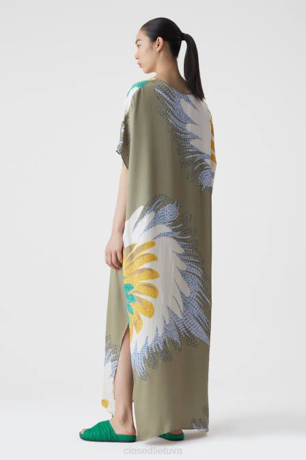 apranga muskato riešutas 2D281736 CLOSED tunika maxi suknele moterys