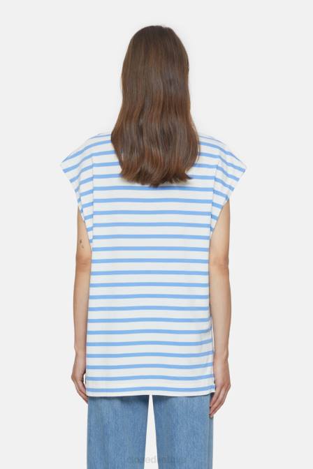 apranga chambray mėlyna 2D28540 CLOSED dryžuotas tanktopas moterys