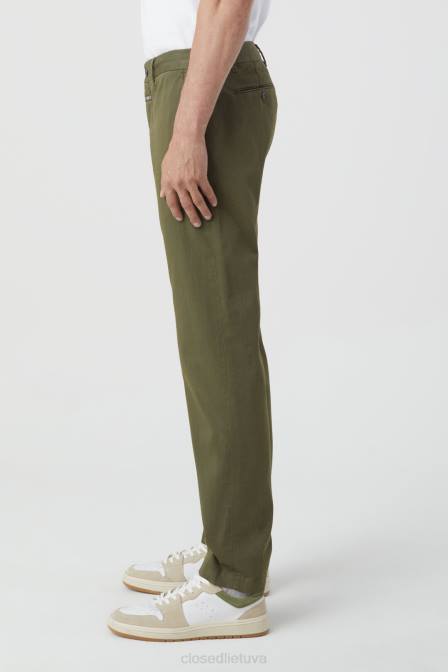 apranga mangoldo žalia 2D281940 CLOSED kelnių stiliaus clifton slim chino vyrų