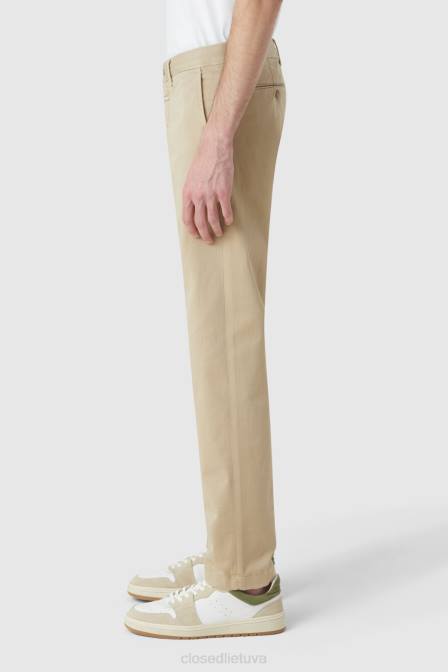 apranga nendrių smėlio spalvos 2D281937 CLOSED kelnių stiliaus clifton slim chino vyrų